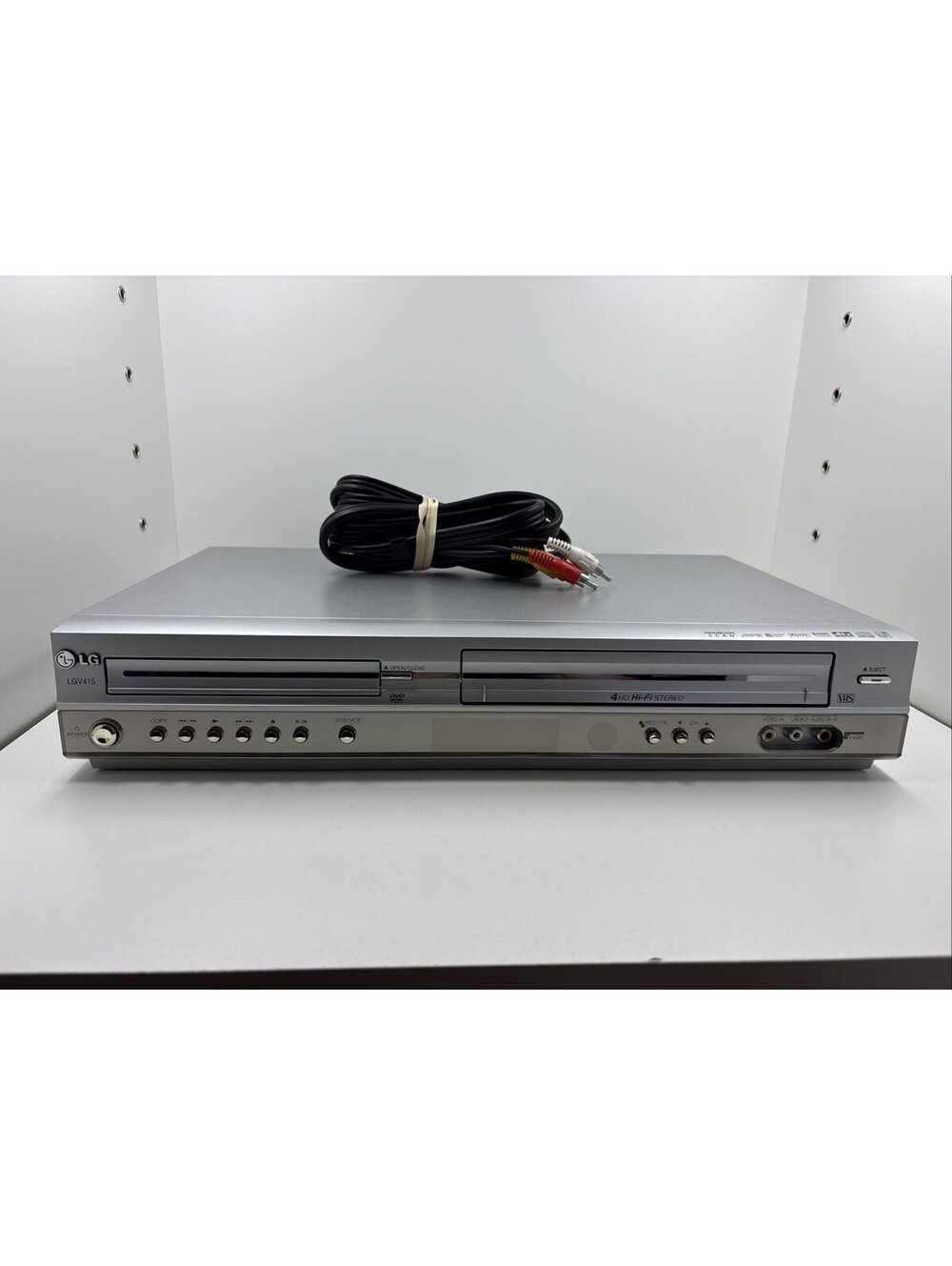 LG V415 VHS Video Cassette Recorder Combo Player VHS Hi-fi 4 HD No Remote